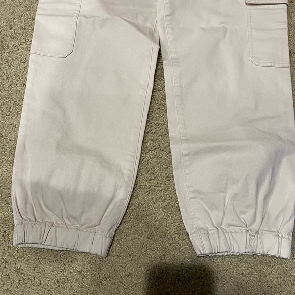 Express Ladies Tan Straight Ankle High Rise Joggers Jeans NWT Size 0 - Picture 3 of 6